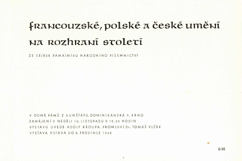 Francouzské, polské a&nbsp;české umění na rozhraní století